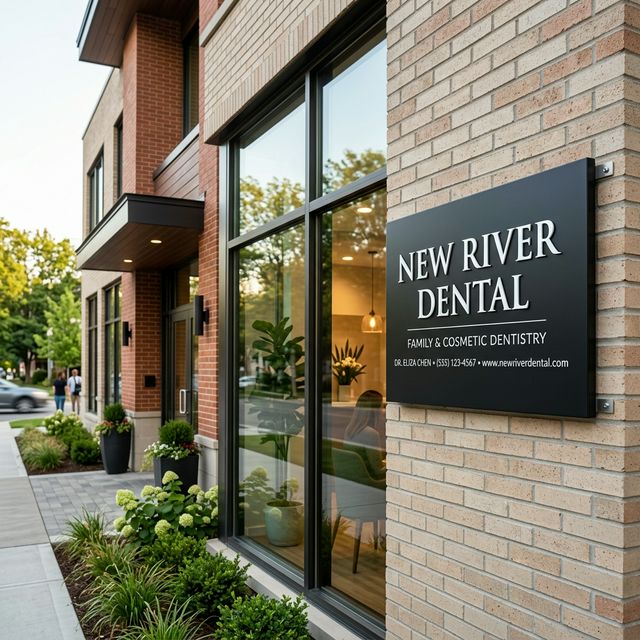 New River Dental Sign